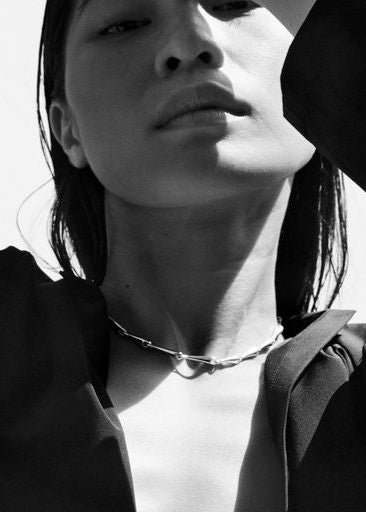 Linked Teardrop Necklace