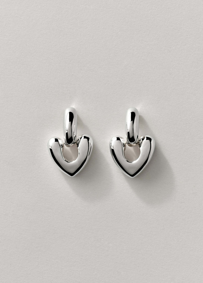 Heart Drop Earrings