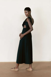 Belen Dress in Noir
