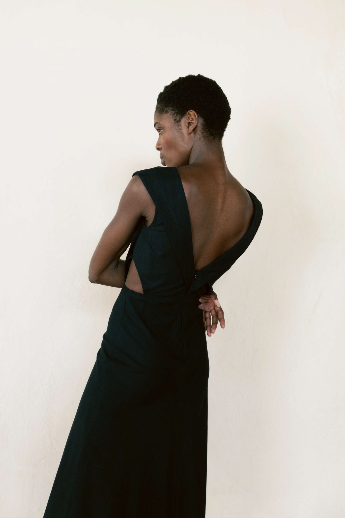 Belen Dress in Noir