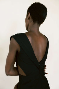 Belen Dress in Noir