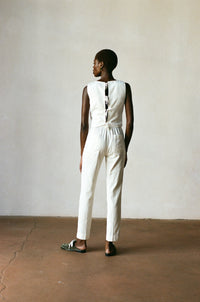 Maria Stanley Farra Vest in Bone