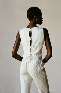 Maria Stanley Farra Vest in Bone