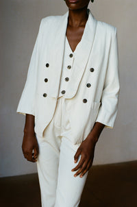 Maximo Blazer in Bone