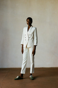 Maximo Blazer in Bone