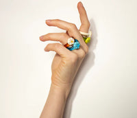 Daisy Ring Blue