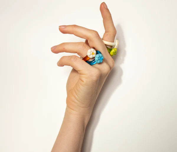 Daisy Ring Blue