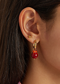 Mini Pomegranate Earrings