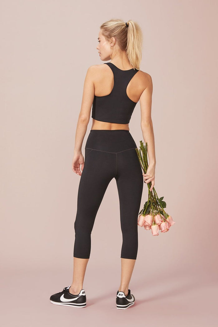 High Rise Capri Leggings