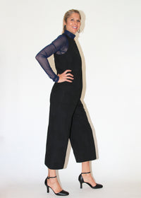 Long Sleeve Mesh Turtle Neck