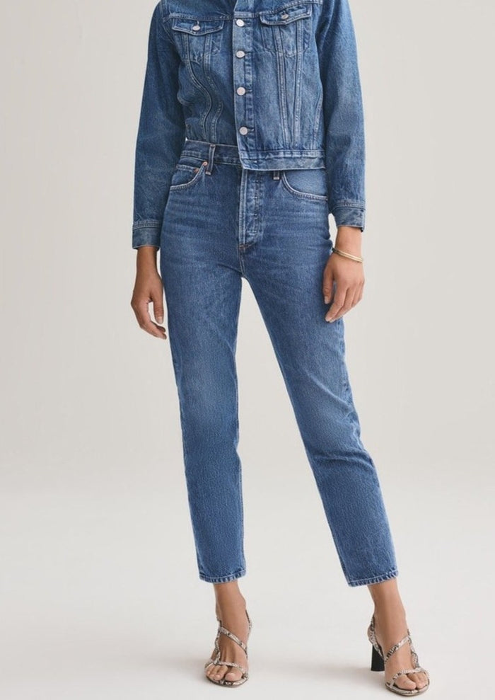 Riley Straight Crop Jeans