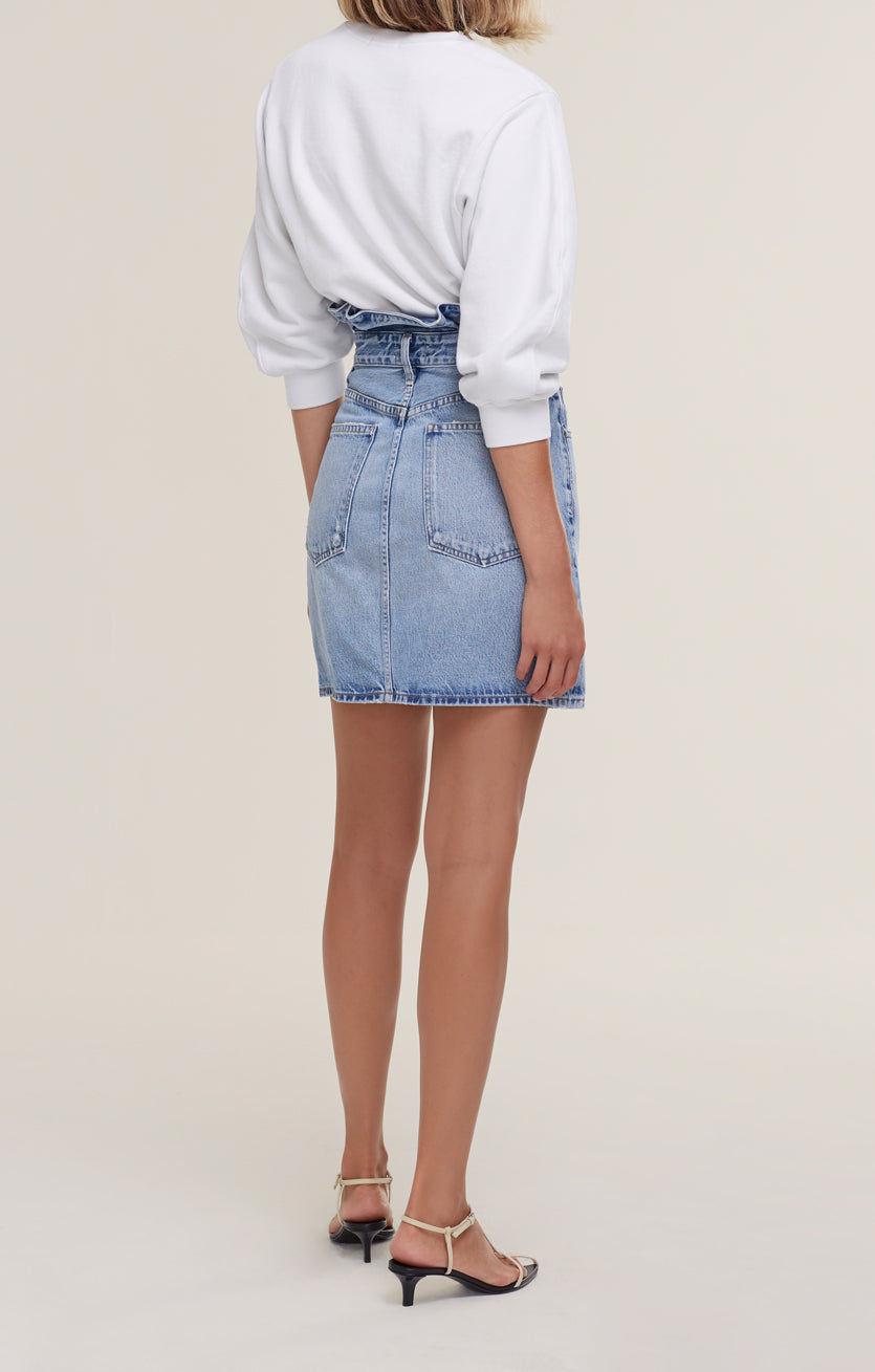 Lettuce Waistband Skirt in Revival