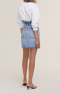 Lettuce Waistband Skirt in Revival