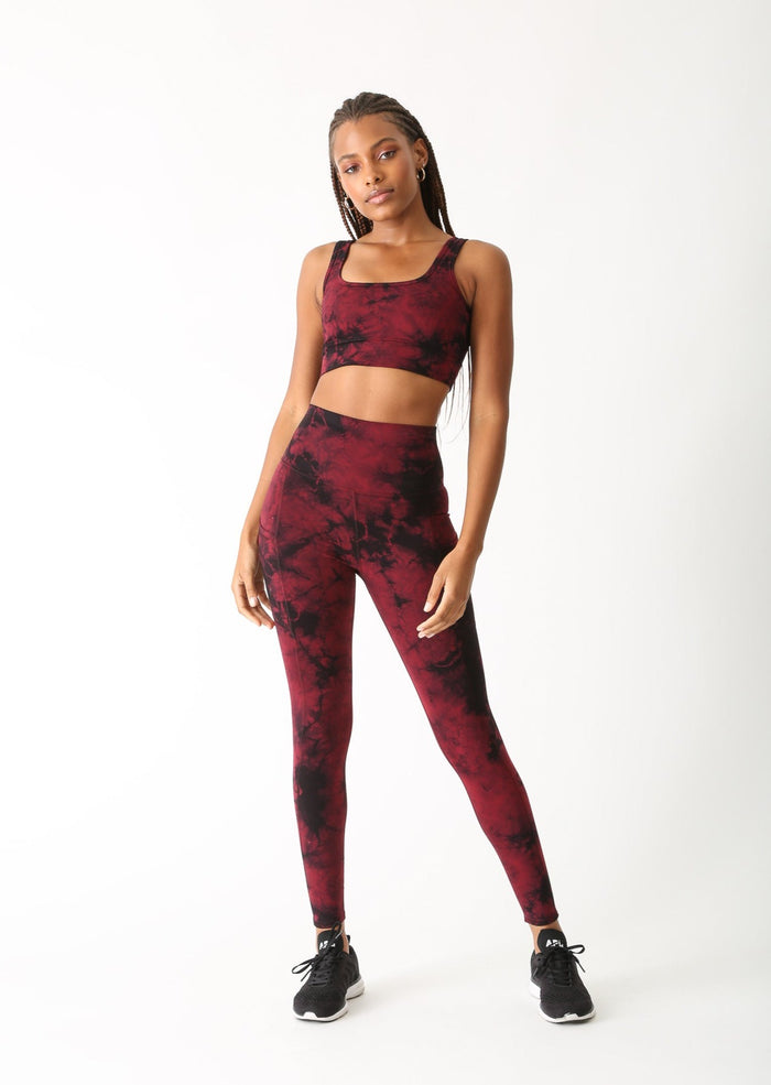 LaJolla Leggings in Auburn/Onyx