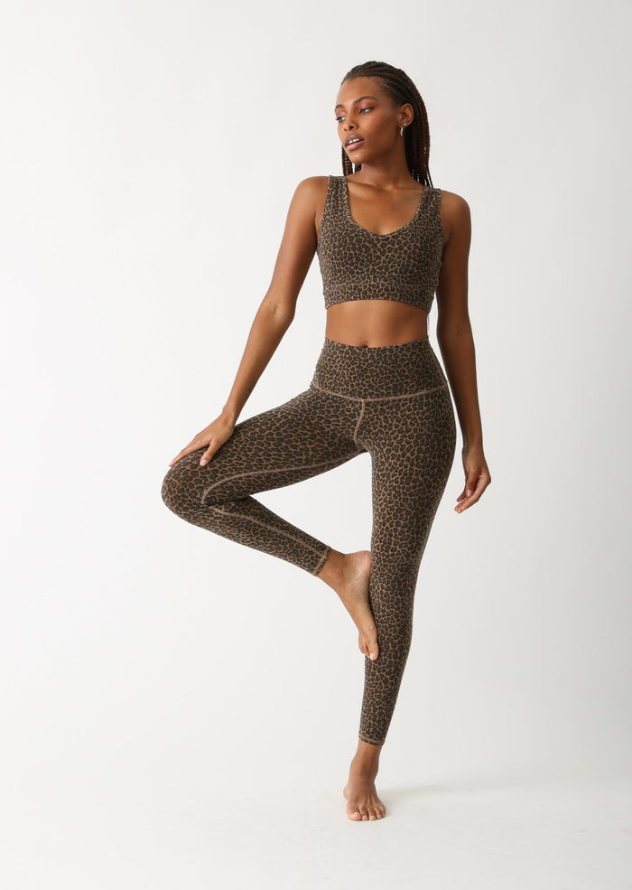 Sunset Leggings in Leopard Print