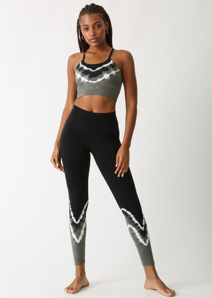 Sunset Leggings in Ombre Chevron