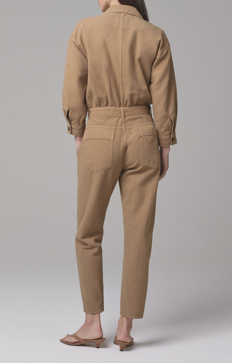 Willa Jumpsuit in Brown Sugar