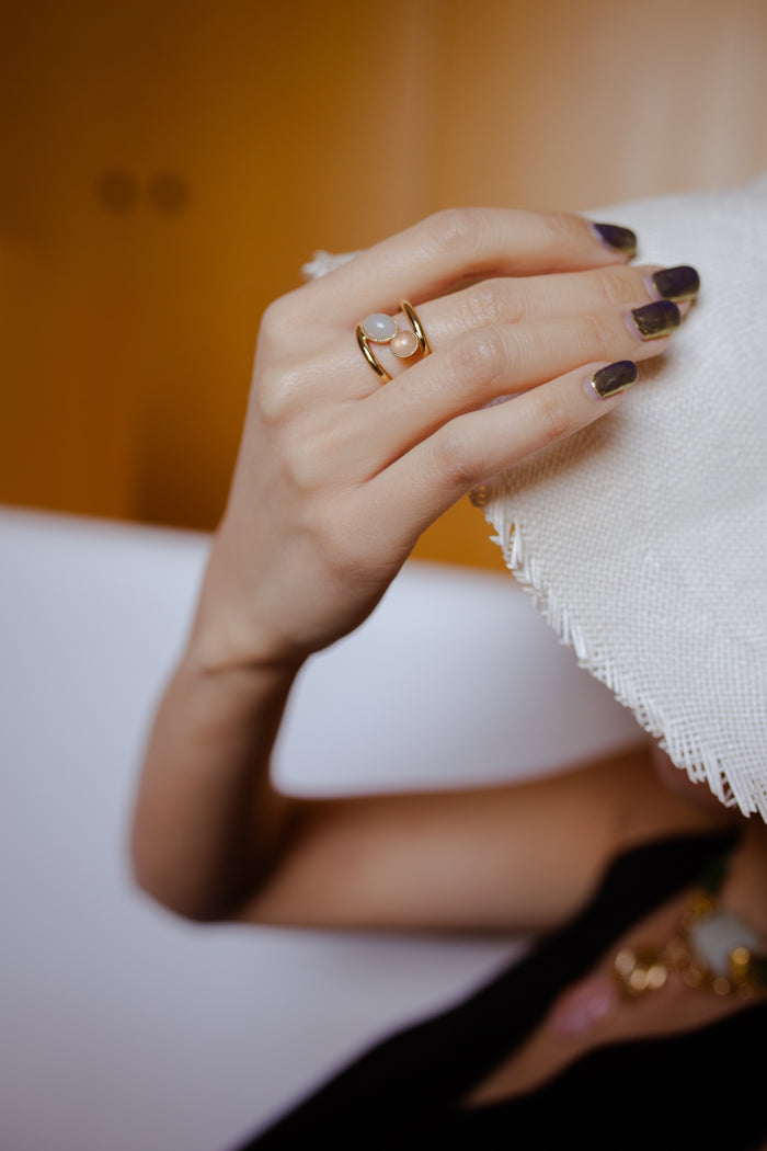 Louise Double Stone Ring