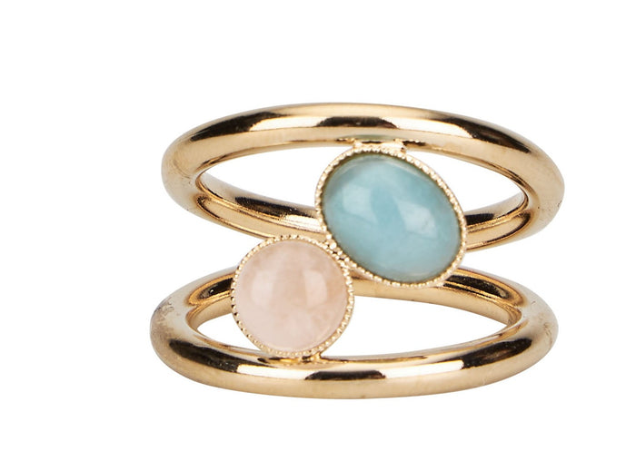 Louise Double Stone Ring