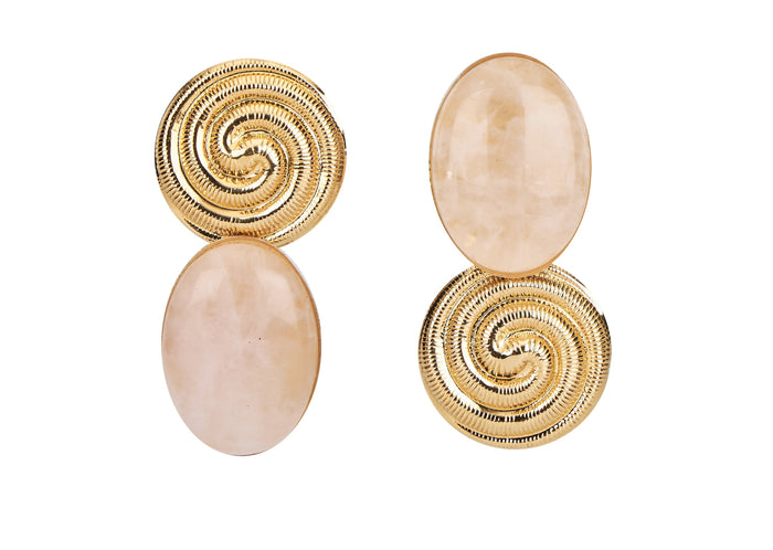 Sonia Whirlpool Earrings Pink