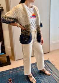 Alpaca Ombre Big Cardigan