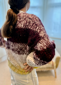Alpaca Ombre V-neck Pullover
