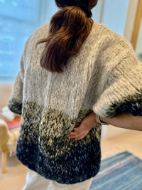Alpaca Ombre Big Cardigan