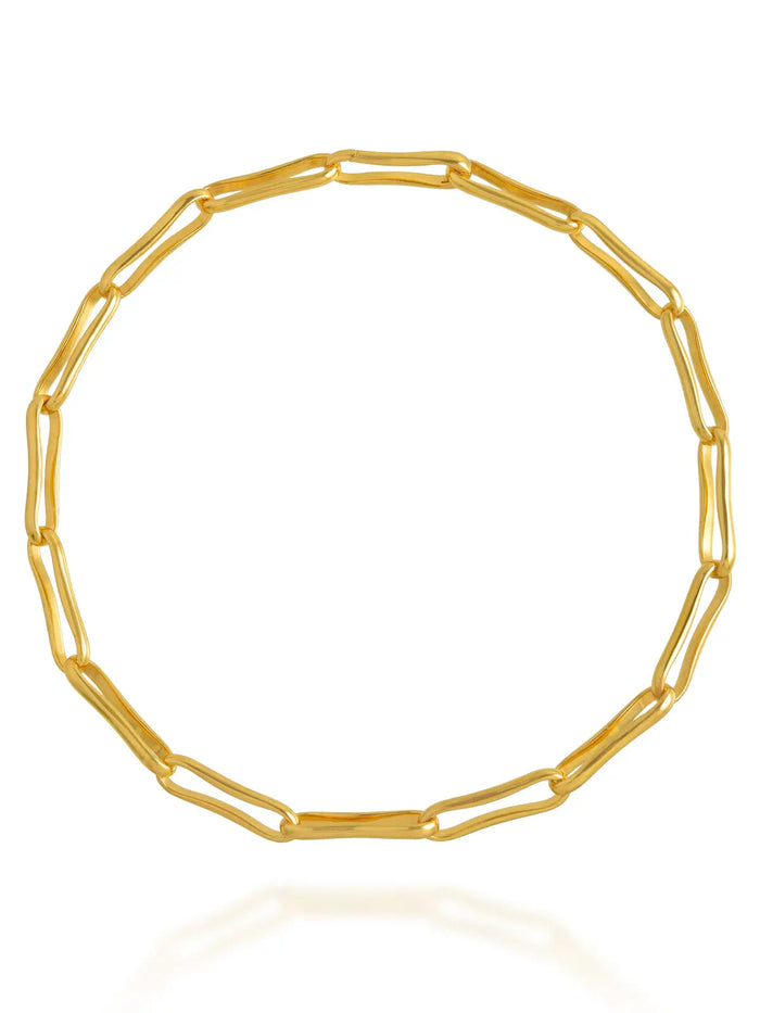 Gold Chunky Link Necklace