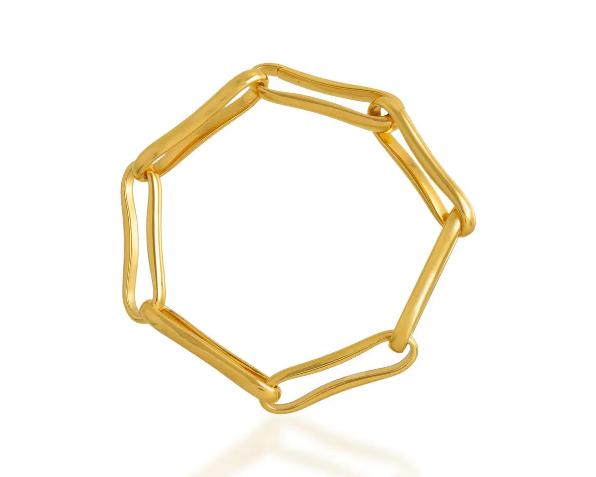 Gold Chunky Link Bracelet