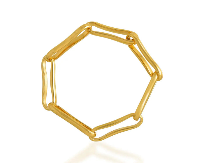 Gold Chunky Link Bracelet