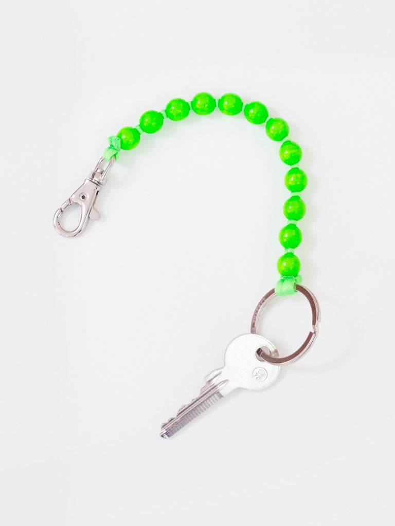 Ina Seifart Keyring in Neon Green