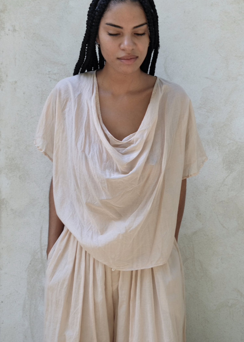 Libellule cowl neckline top