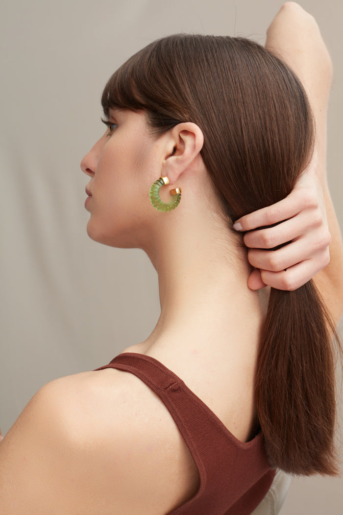Esme Earrings Green