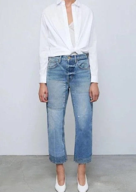 Marcel Relaxed Straight Crop Tate Vintage Jeans