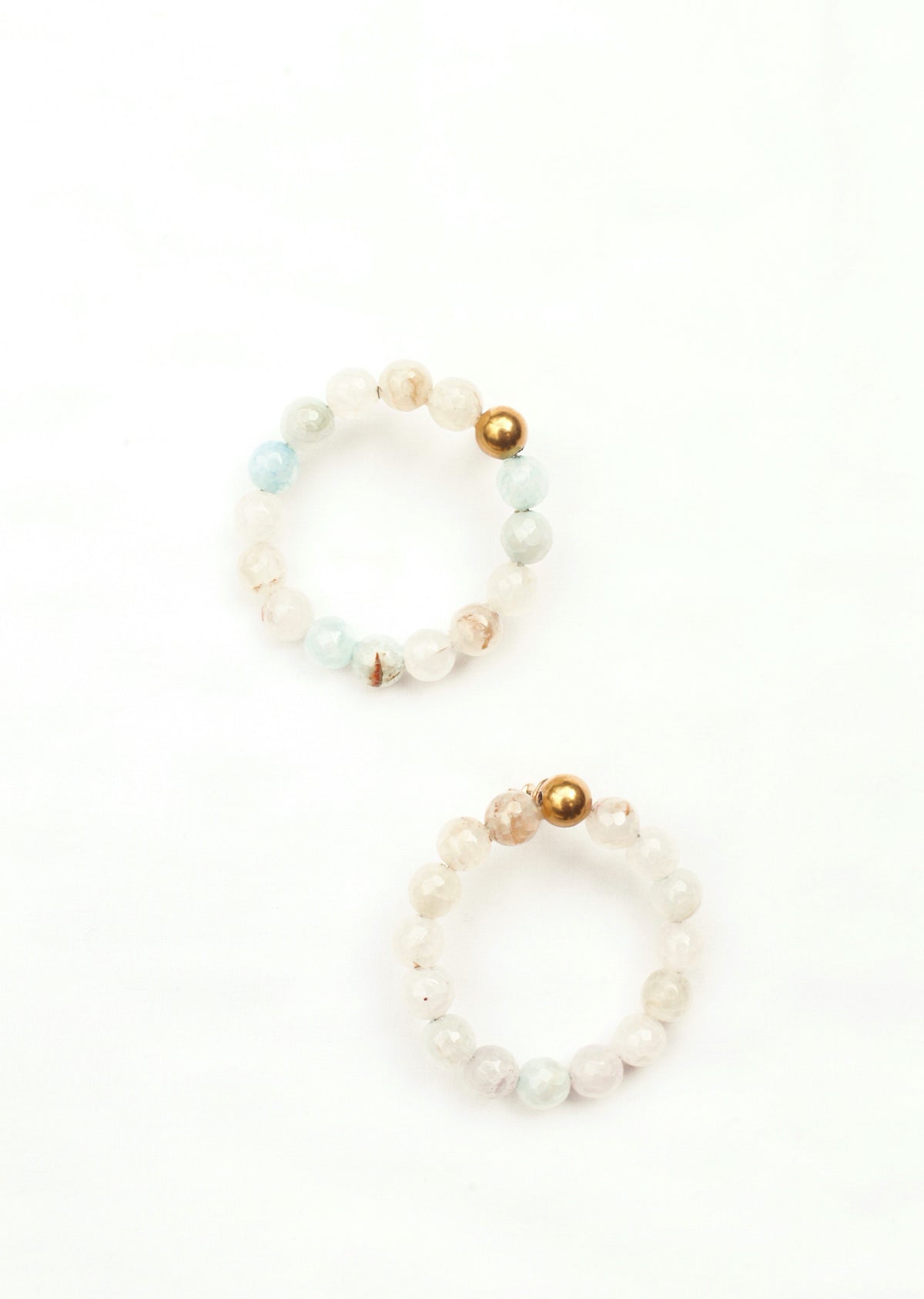 Agate Candy Statement Hoops